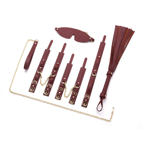 Bondage Boutique Seduce Metal Leather Bed Bondage Kit