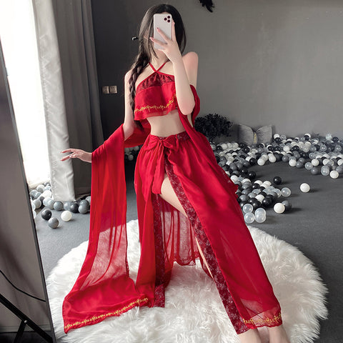 Silk Made Chinese Traditional Wedding Dress Lingerie
