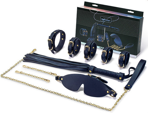 Bondage Boutique Seduce Metal Leather Bed Bondage Kit