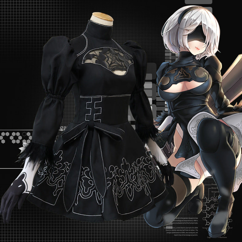 Nier: Automata YoRHa No.2 Type B 2B Cosplay Costume