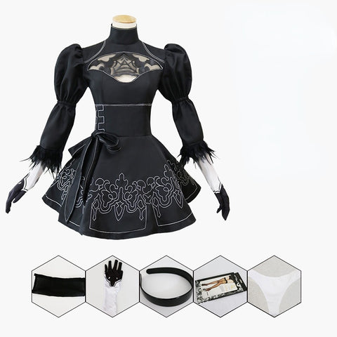 Nier: Automata YoRHa No.2 Type B 2B Cosplay Costume