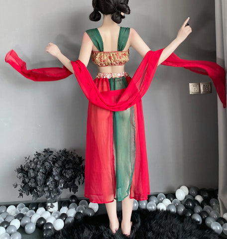 Traditional Chinese DunHuang Flying Apsaras Lingerie