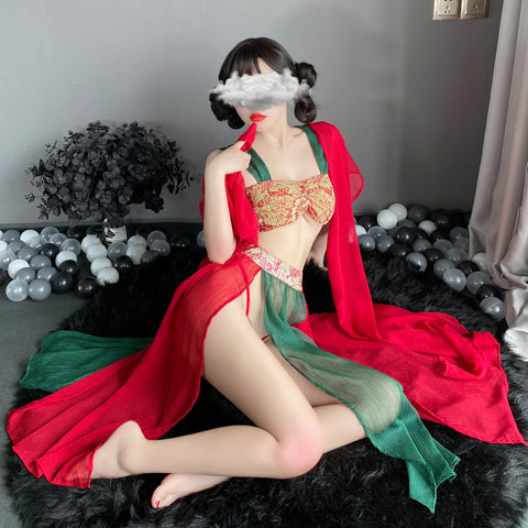 Traditional Chinese DunHuang Flying Apsaras Lingerie