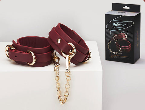 Bondage Boutique Seduce Metal Leather Bed Bondage Kit